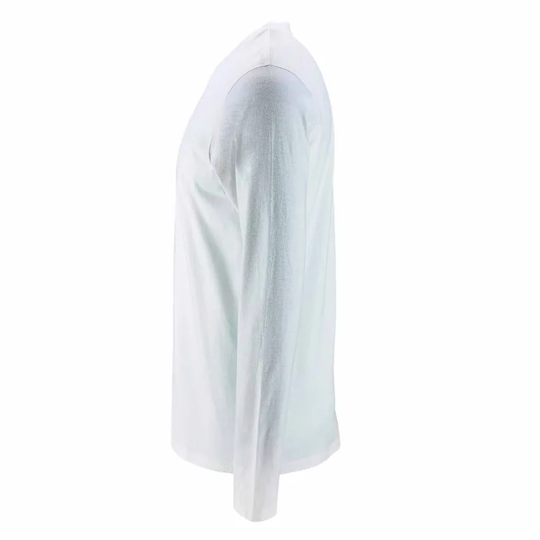 SOLS Mens Imperial Long Sleeve T-Shirt - White - 2