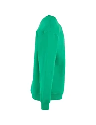 Build Your Brand Mens Crew Neck Plain Sweatshirt - Grass Green - 2