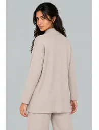 Long Open-Front Cardigan - 3
