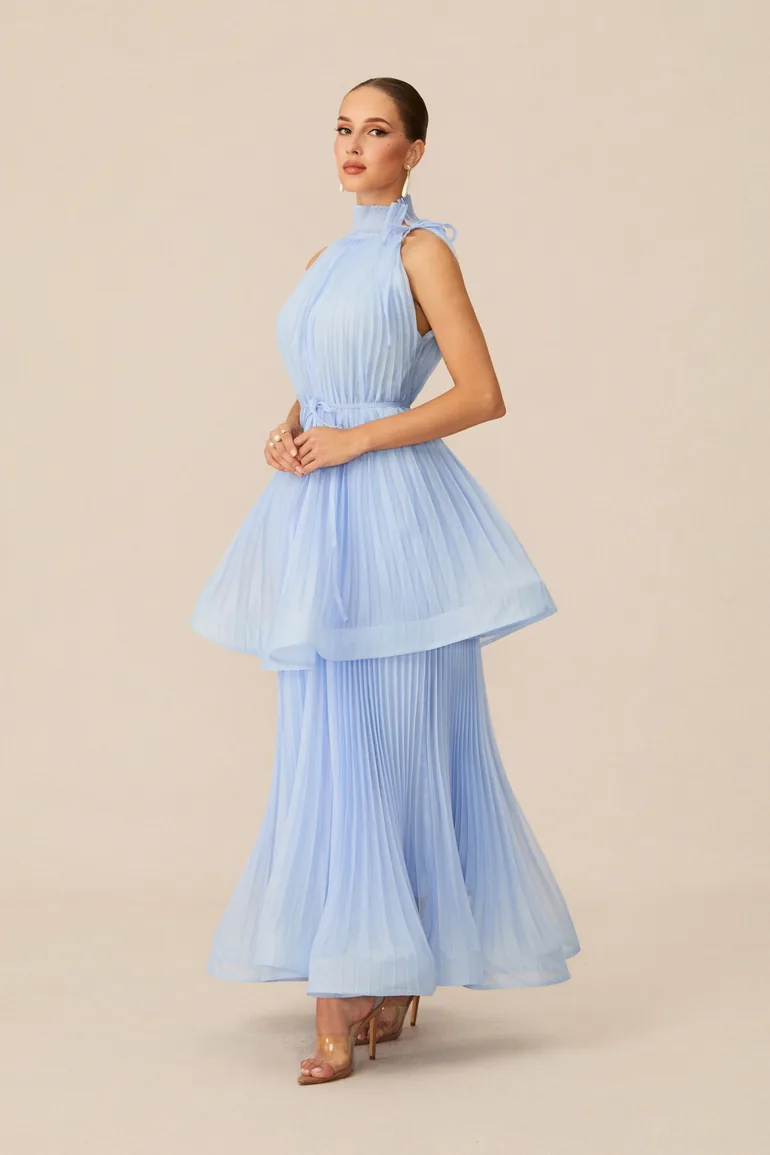 Ivanna Sleeveless Top & Pleated Skirt Set - 6
