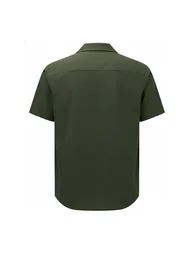 Wombat Mens Relaxed Fit Shirt - Solid Olive - 1