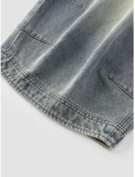 Men's Casual Cargo Denim Shorts - 5