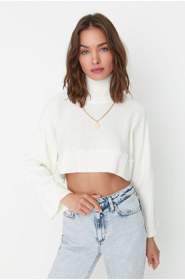 Sweater - Ecru - Regular fit product thumbnail 3