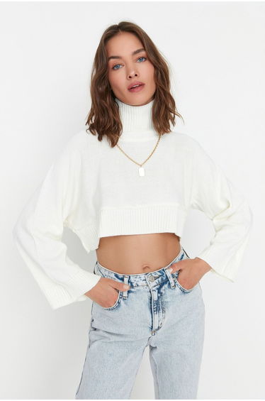 Sweater - Ecru - Regular fit