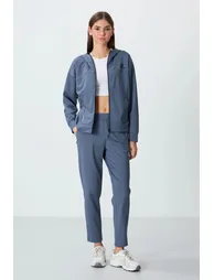 TOMMY Women’s Hooded Zip Sweatshirt And Pants Set - 4