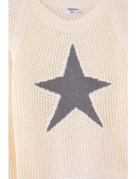 Beige Girls' Knitwear Sweater - 5