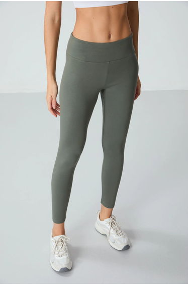 TOMMY High-Waist Cotton Blend Leggings product thumbnail 4