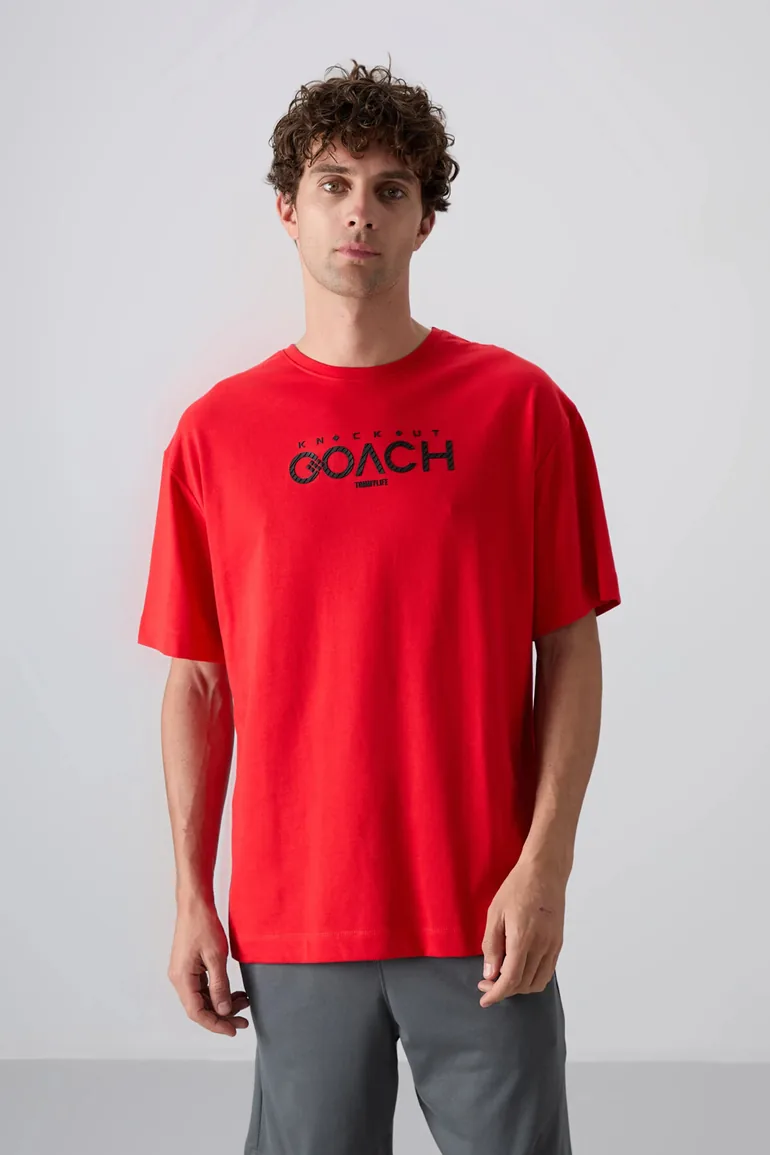 TOMMY Oversized Logo Patch Crew Neck T-Shirt - 1
