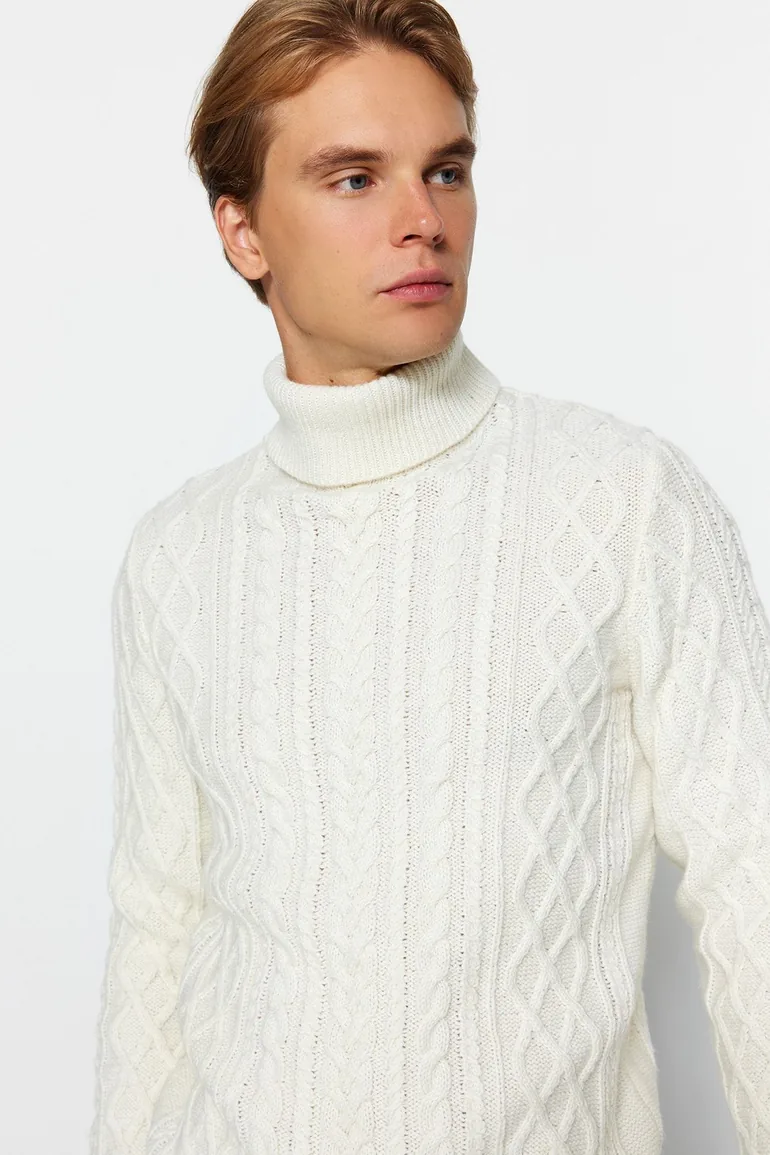 Sweater - Ecru - Slim fit - 9
