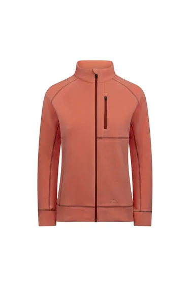 Trespass Womens/Ladies Script  Fleece Jacket - Burnt Sienna