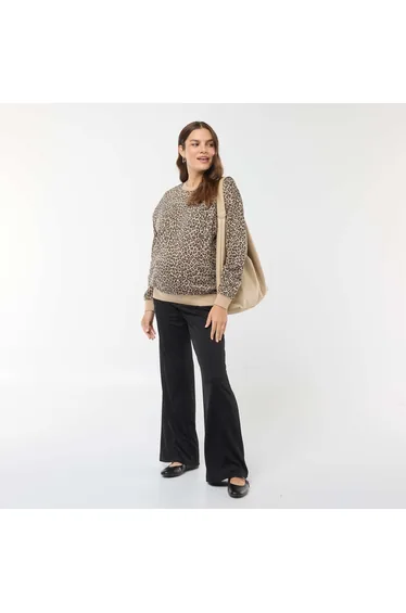 Nursing sweatshirt BEIGE