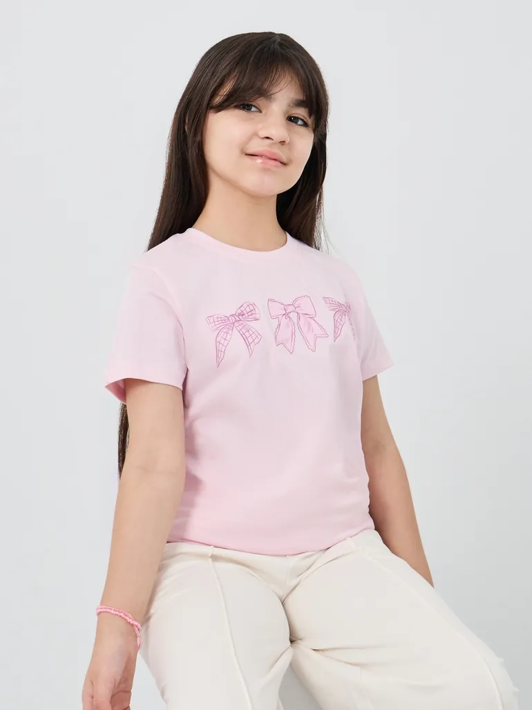 Graphic Print Round Neck T-Shirt