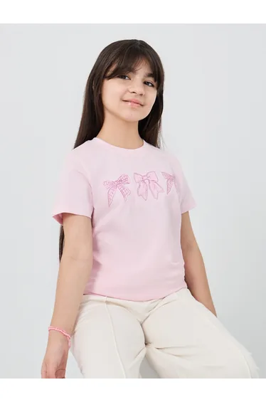 Graphic Print Round Neck T-Shirt