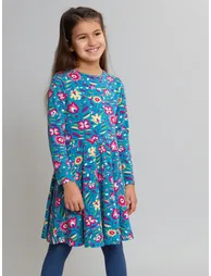Folksy Bloom Skater Dress