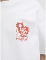 Jorbellagio Collage Short Sleeve Crew Neck T-Shirt - 4