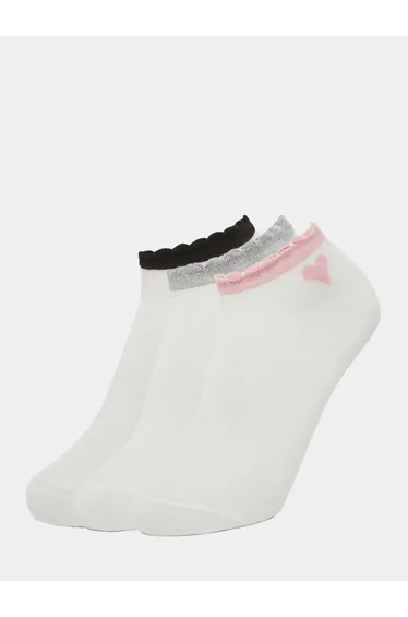 Pack of 3 - Heart Design Socks