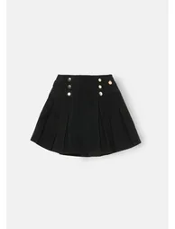 Lucile Cord Pleated Skirt - 3