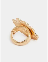 Gold Rose Statement Ring - 2