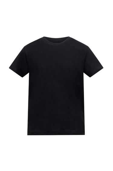 Awdis Childrens/Kids Plain T-Shirt - Deep Black