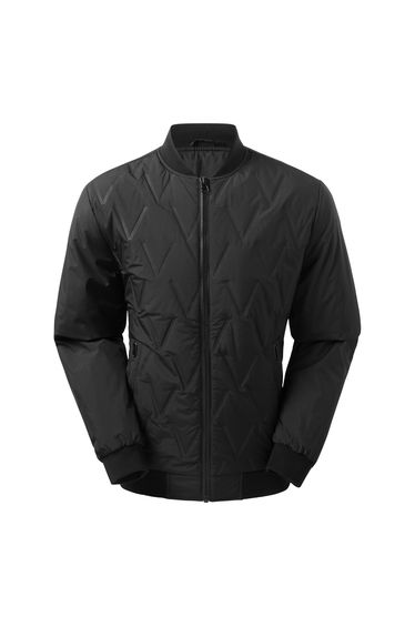 2786 Mens Vector Moulded Bomber Jacket - Black
