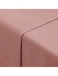 شرشف سرير قطن سادة - 2