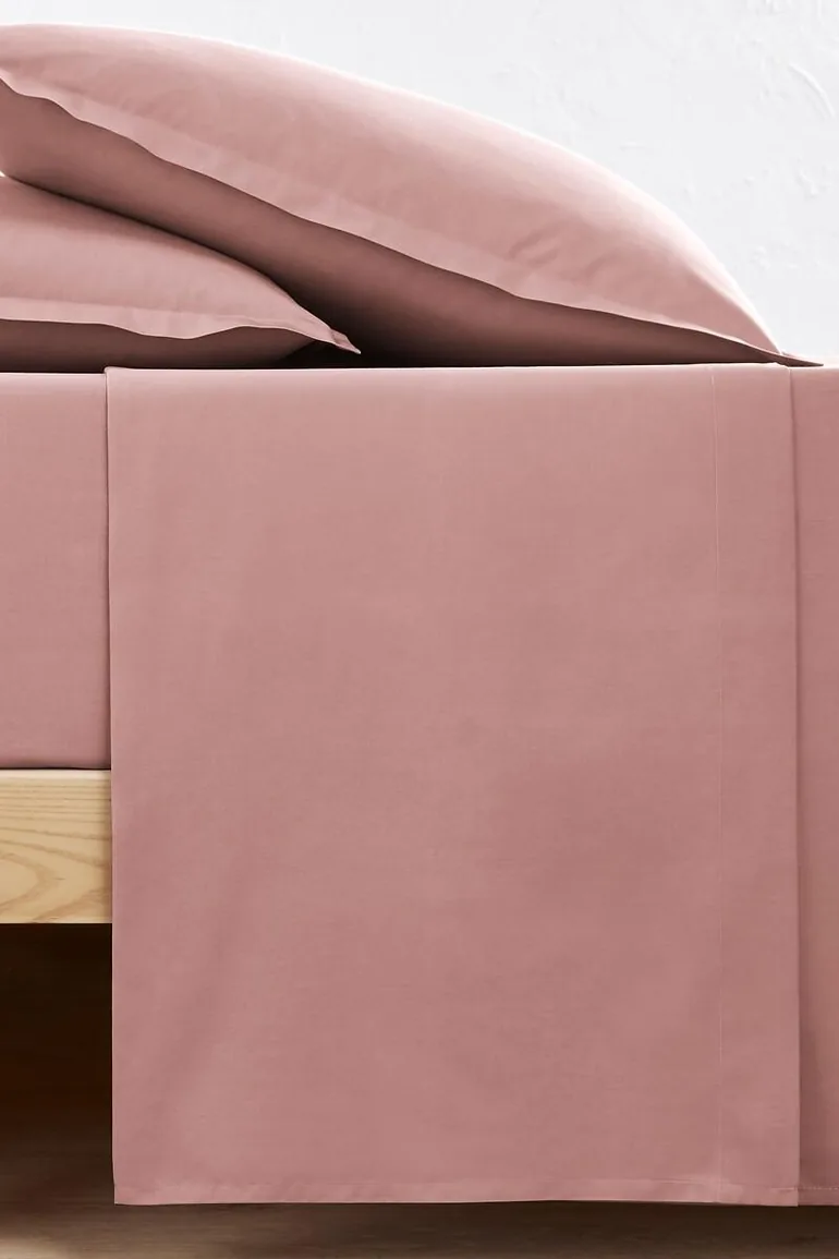 شرشف سرير قطن سادة