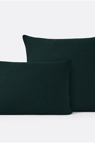 Kumla Plain Cotton Muslin Pillowcase