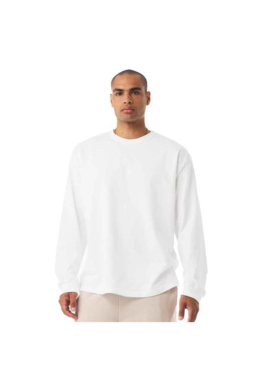 Bella + Canvas Adult Heavyweight Long-Sleeved T-Shirt - White