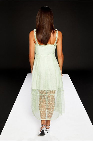 Runway Lace Detail Maxi Dress product thumbnail 3