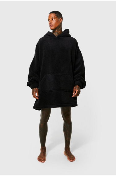 Extreme Oversized Hoodie - black