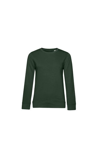 B&C Womens/Ladies Organic Sweatshirt - Forest Green