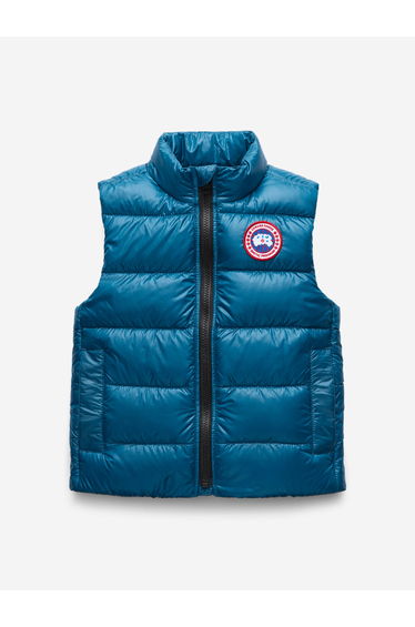 Canada Goose Boys Down Padded Crofton Gilet in Blue
