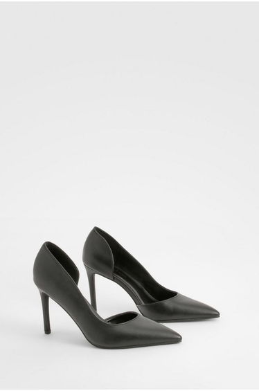 Cut Out Basic Mid Height Court - black