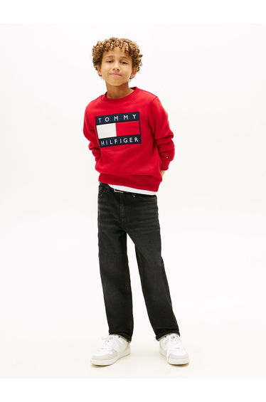 Heritage Flag Sweatshirt Primary Red