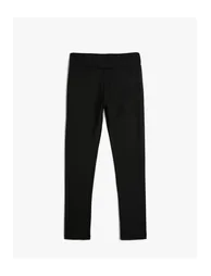 Basic Leggings with Elastic Waist - 2