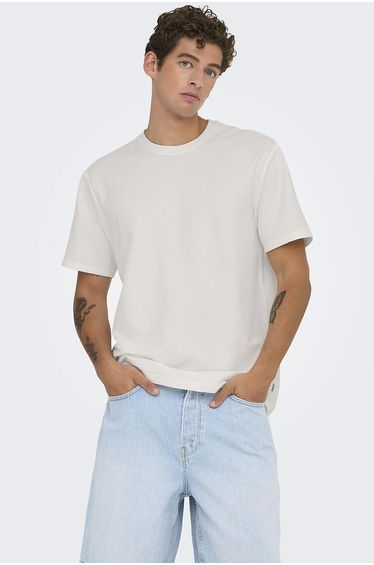 Seersucker Short Sleeve T-Shirt