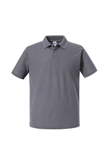 Russell Mens Authentic Eco Polo Shirt - Convoy Grey