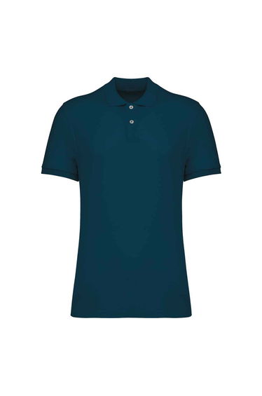 Native Spirit Mens Pique Polo Shirt - Peacock Blue