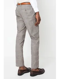 Slim Heritage Check Wedding Suit Trouser - 2