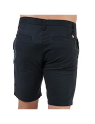 Men's Weekend Offender Dillenger Cotton Twill Chino Shorts in Blue - 1