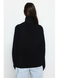 Sweater - Black - Regular fit - 4