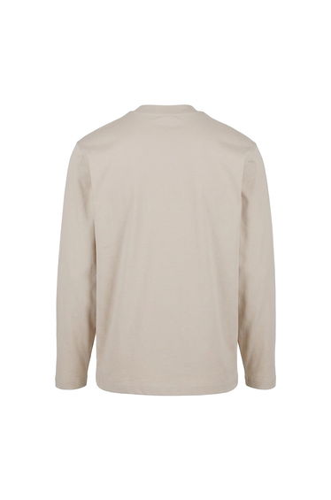 Build Your Brand Mens Sorona Loose Long-Sleeved - Cloud product thumbnail 2