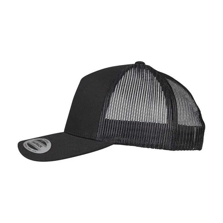 Flexfit Retro Trucker Cap - Black - 2