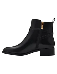 Leather Ankle Boots - 3
