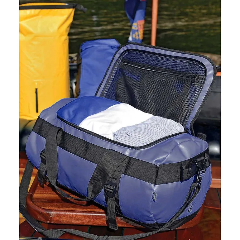 Stormtech Atlantis Waterproof 35L Duffle Bag - Ocean Blue/Black - 1
