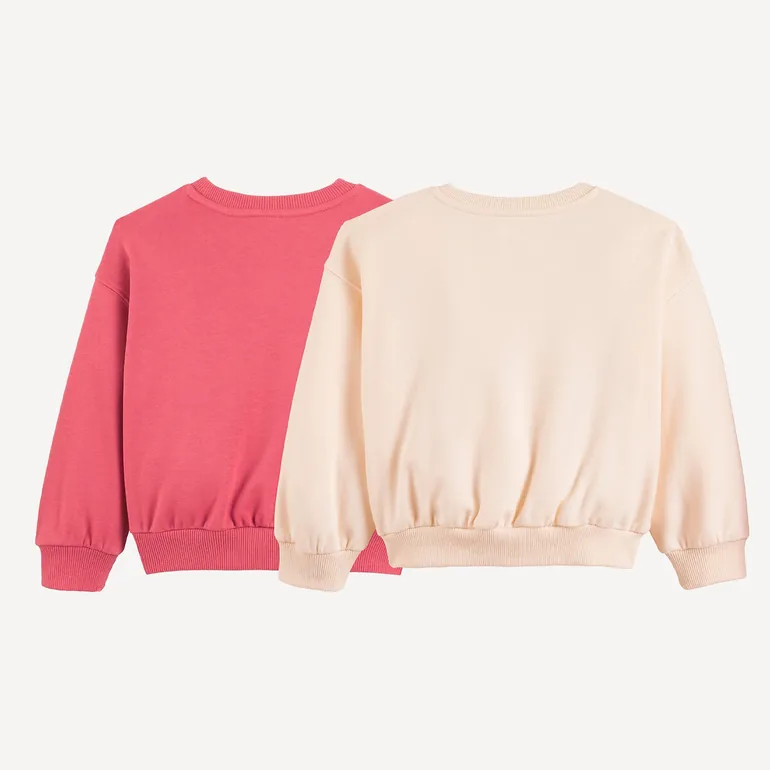 Pack of 2 Crew Neck Fleece Sweatshirts - 2