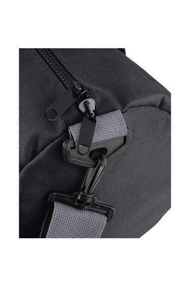 Bagbase Plain Varsity Barrel / Duffle Bag (20 Litres) - Black/Grey product thumbnail 2
