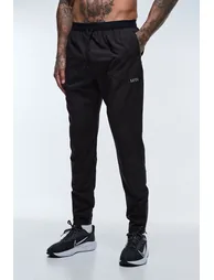 Tall Man Active Running Reflective Tapered Jogger - black - 1