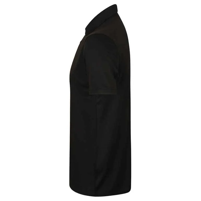 Henbury Mens Stretch Polo Shirt - Black - 2