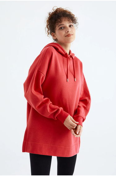 TOMMY Oversized Hooded Sweatshirt With Pocket product thumbnail 2